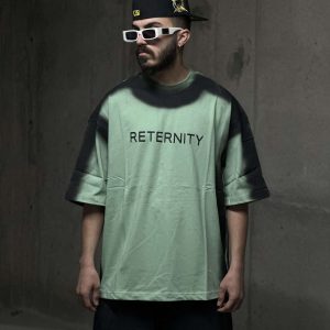 تیشرت RETERNITY سبز کد 447