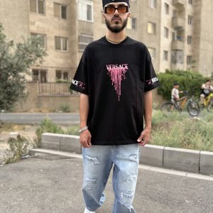تیشرت مدل ورساچه مشکی کد 748