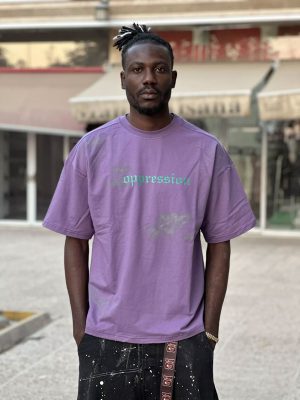 تیشرت لش بنفش کد 10255