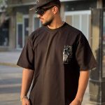 تیشرت لش طرحدار کد مشکی 10267