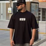 تیشرت لش طرحدار کد مشکی 10275