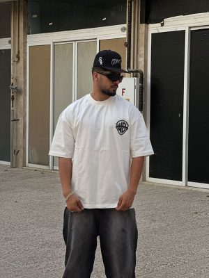 تیشرت لش طرحدار کد سفید 10278