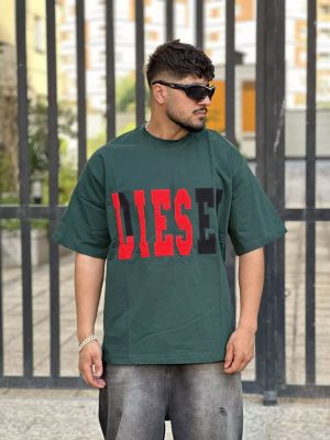 تیشرت دیزل سبز کد 10307