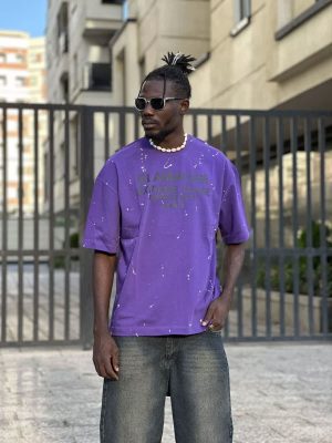 تیشرت لش بنفش کد 10320