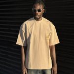 تیشرت طرحدار کرم کد 10327