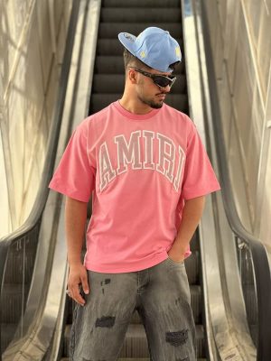 تیشرت امیری صورتی کد 10428