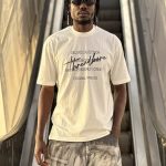 تیشرت طرحدار سفید کد 10432