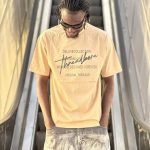 تیشرت طرحدار کرم کد 10434