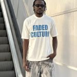 تیشرت طرحدار سفید کد 10439