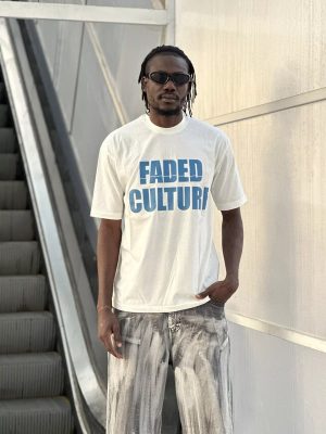 تیشرت طرحدار سفید کد 10439