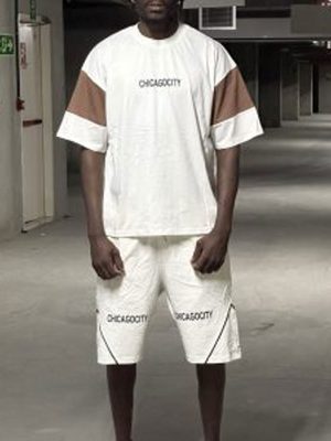 ست تیشرت شلوارک شیکاگو سفید