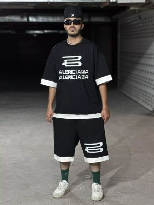 ست بالنسیاگا مشکی کد 1044