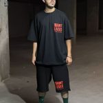 ست تیشرت شلوارک مشکی کد 1051