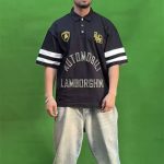 تیشرت یقه دار مشکی