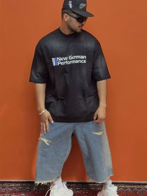 تیشرت لش مشکی کد 1077