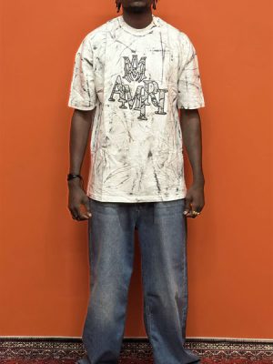 تیشرت گلدوزی سفید کد 1082