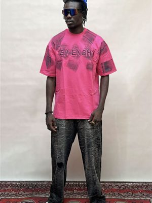 تیشرت لش صورتی کد 1088