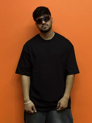 تیشرت بیسیک مشکی کد 10122