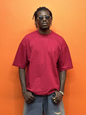 تیشرت بیسیک قرمز کد 10128