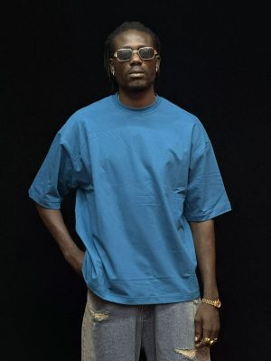 جدول تیشرت بیسیک آبی کد 10134