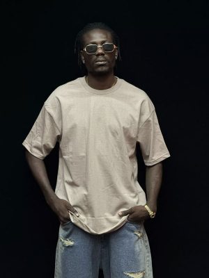 جدول تیشرت بیسیک کرم روشن کد 10136