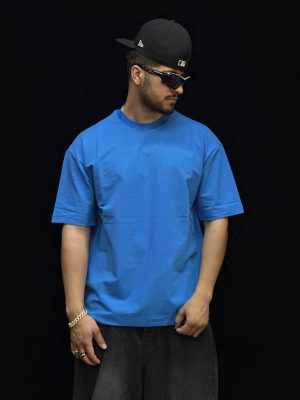 جدول تیشرت بیسیک آبی کاربنی کد 10142