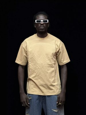 جدول تیشرت بیسیک زرد کد 10145