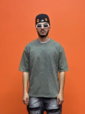 تیشرت سنگشوری طوسی کد 10147