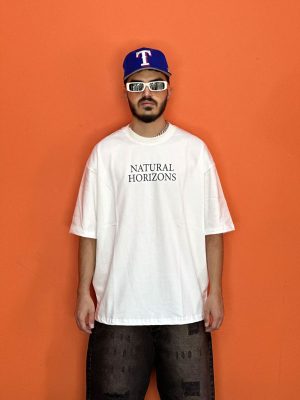 جدول سایزبندی تیشرت طرحدار سفید کد 10200