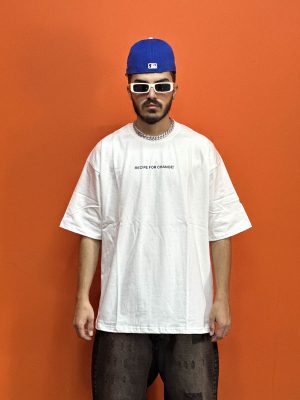 تیشرت طرحدار سفید کد 10202