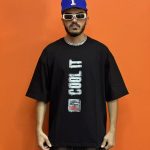 تیشرت طرحدار مشکی کد 10205