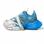 کتونی دیلاکس سفید آبی کد 10194