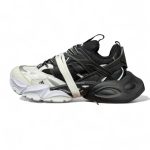 کتونی دیلاکس زنانه مشکی سفید کد 10218