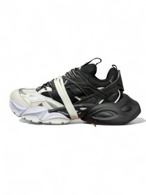 کتونی دیلاکس زنانه مشکی سفید کد 10218