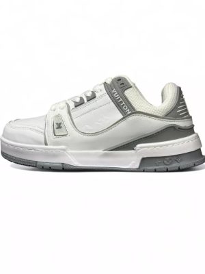 کتونی LV سفید طوسی کد ۱۰۴۷۲