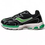 کتونی ساکانی مشکی سبز کد 10499