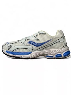 کتونی ساکانی سفید آبی کد 10501