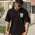 تیشرت لش مشکی کد 10336