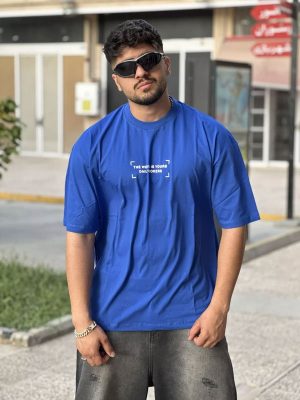 تیشرت لش آبی کد 10337