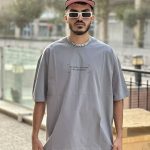 تیشرت لش طوسی کد 10338