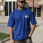 تیشرت لش آبی کد 10341