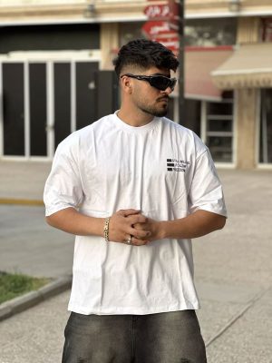 تیشرت لش سفید کد 10342