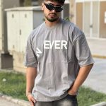 تیشرت لش طوسی کد 10346