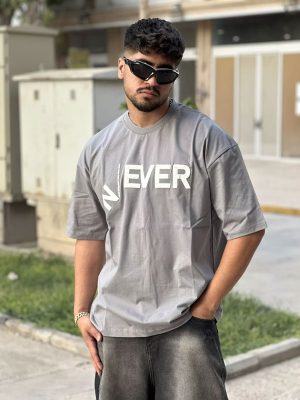 تیشرت لش طوسی کد 10346