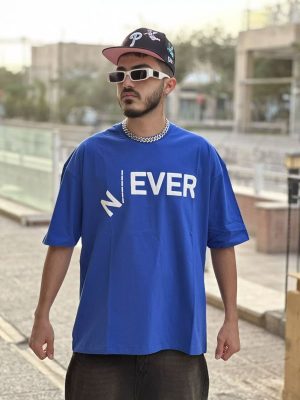 تیشرت لش آبی کد 10347