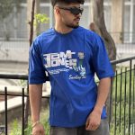 تیشرت لش آبی کد 10348