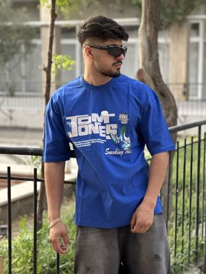 تیشرت لش آبی کد 10348