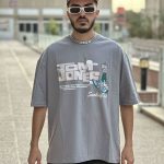 تیشرت لش طوسی کد 10349