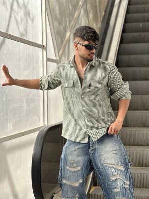 تارتان رنگ سبز کد 10603