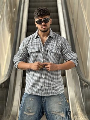 جدول سایزبندی تارتان رنگ طوسی کد 10604